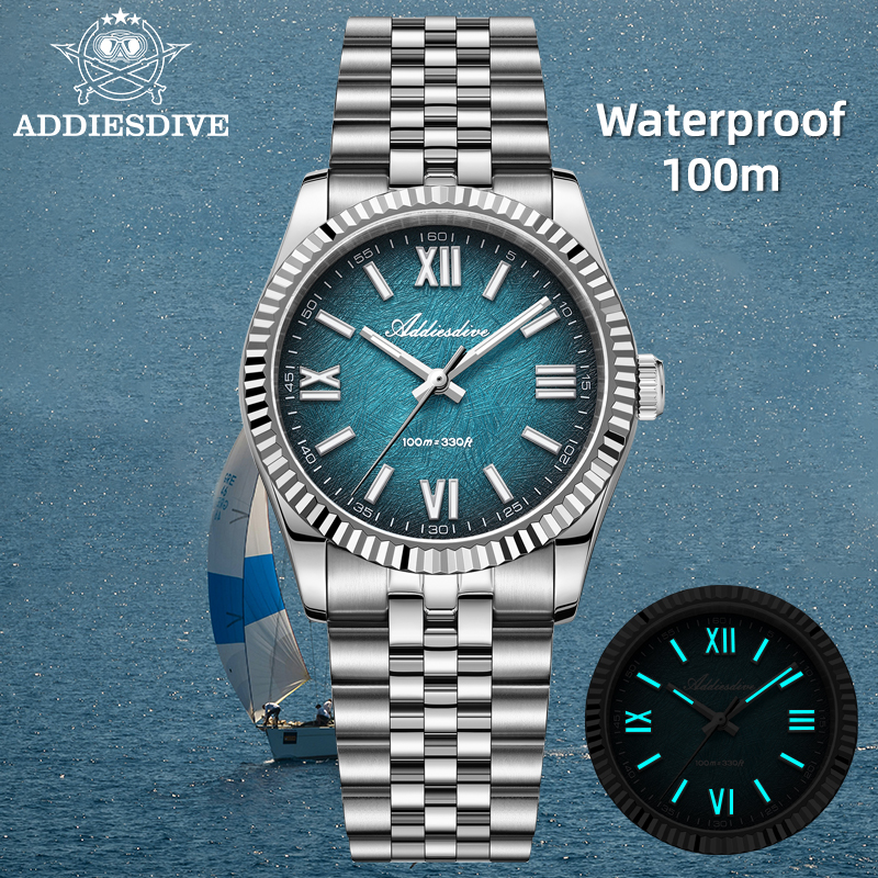 Moments Watches & Jewelry Vaughan Mills - ADDIESDIVE Men's VH31 Quartz Moment Watch