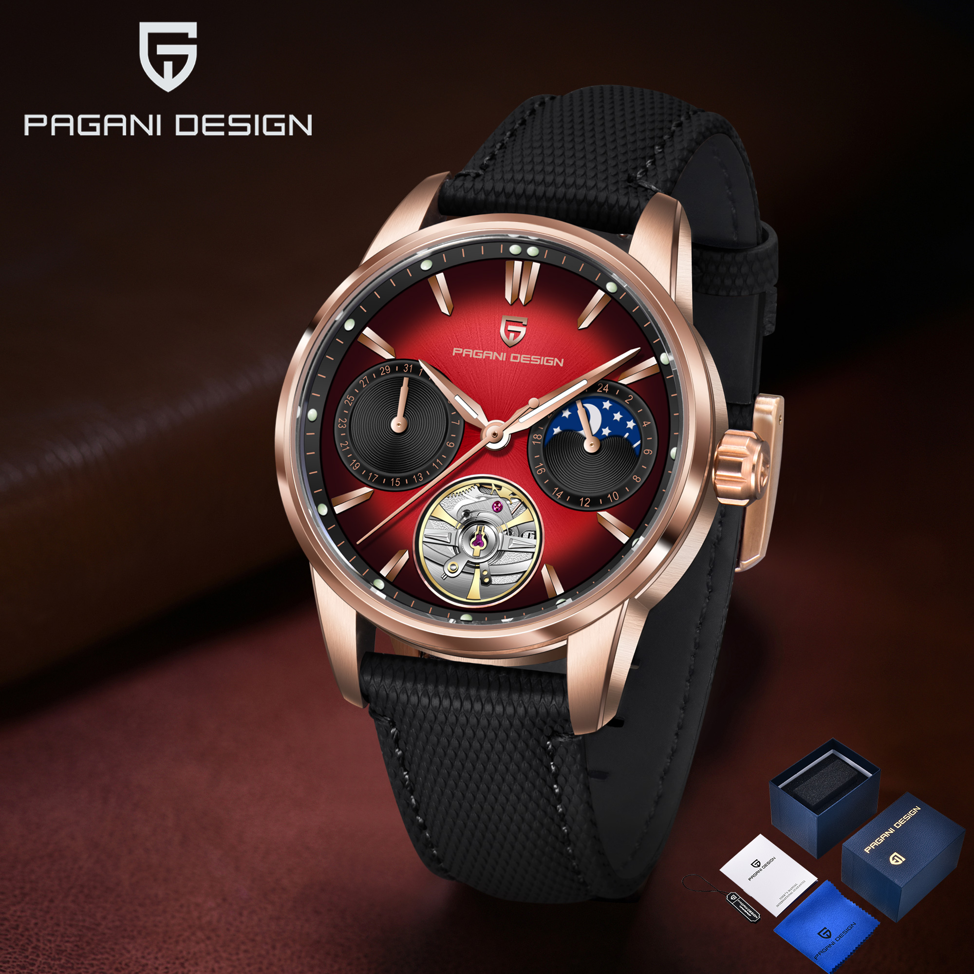 Mens Mechanical Watch - 2025 New PAGANI DESIGN Watches Luxury