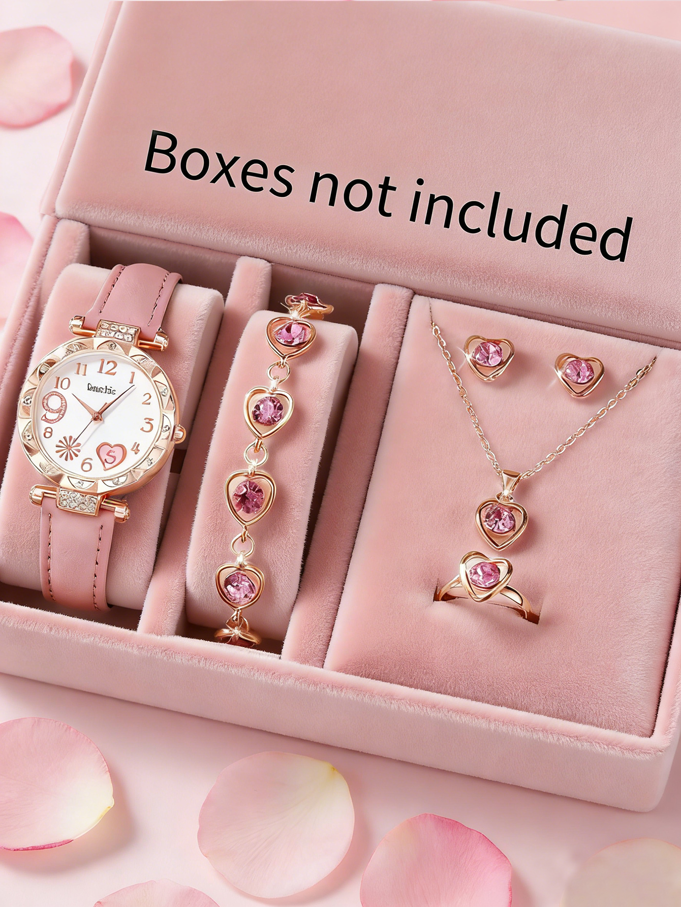 Does Jewelry Include Watches - Women's quartz watch and set of