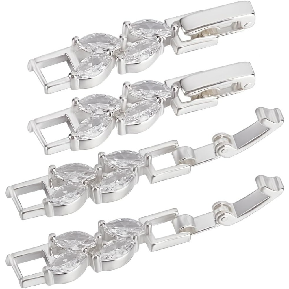 Jewelry Watches Silver - 1 Box 6Pcs Bracelet Extender Clasp