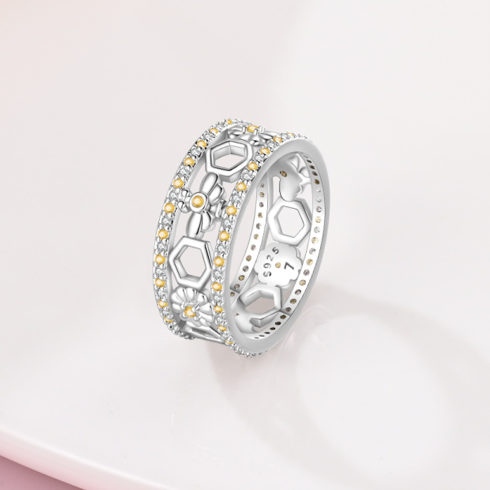 Paradise Jewelry & Watches Llc Miami - Original Women Rings Bee Paradise Wide