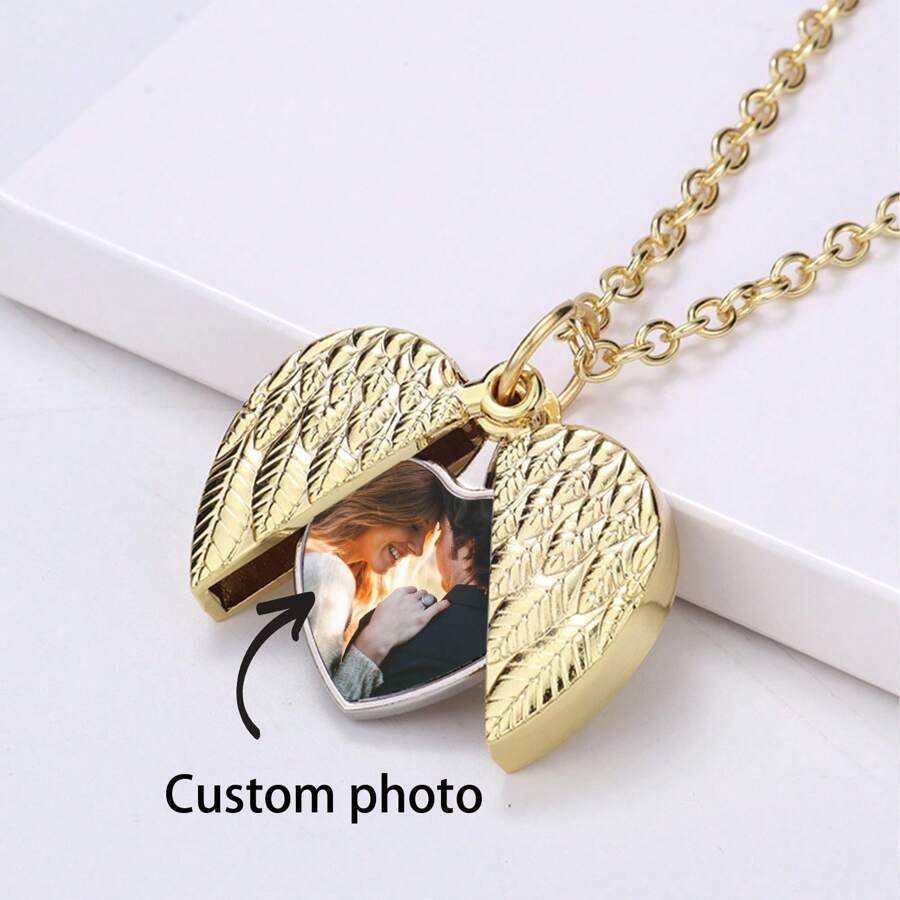 Necklace Pendant - Custom photo pendant commemorative necklace, personalised