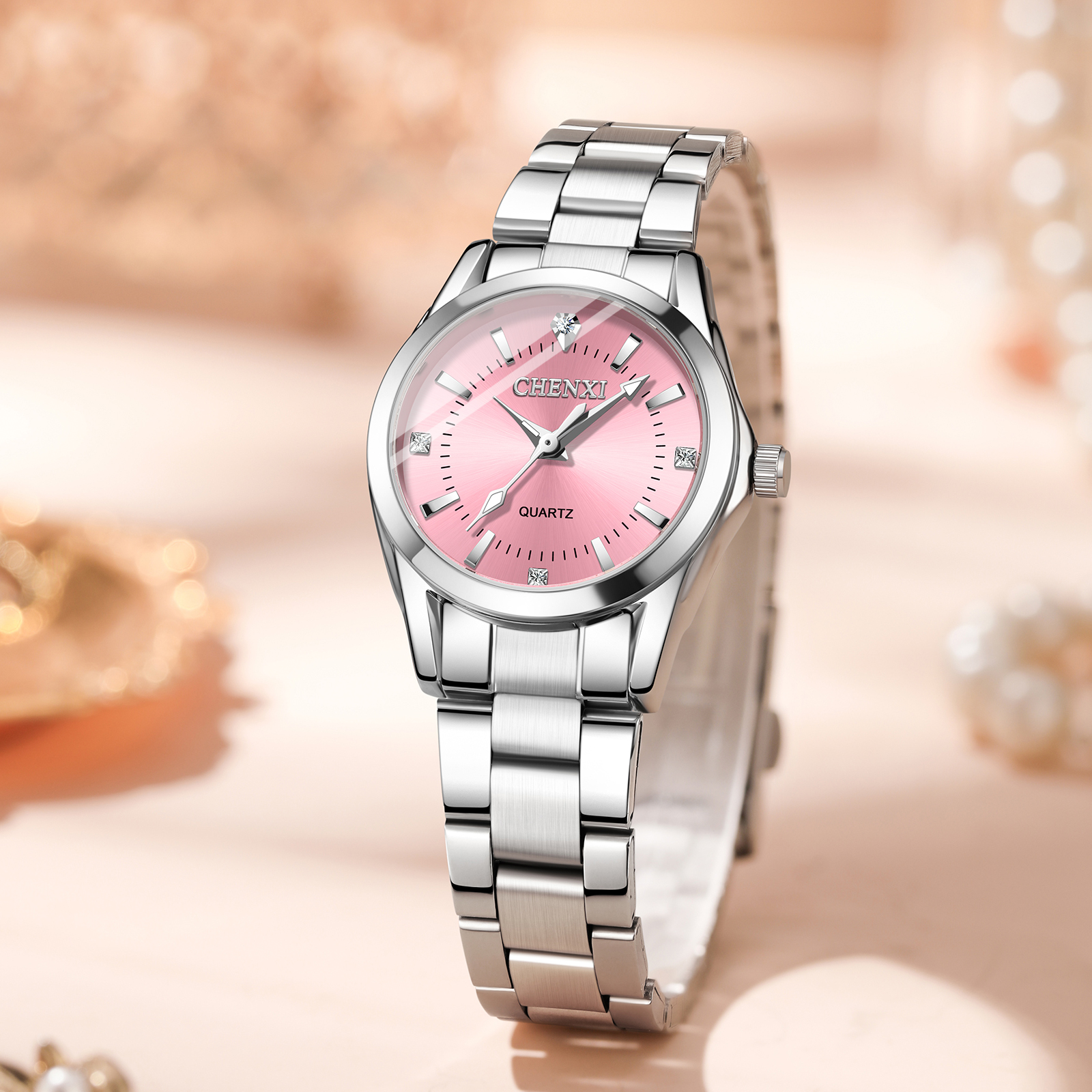 Jewelry Watches Silver - CHENXI 021B Elegant Ladies Quartz Watch