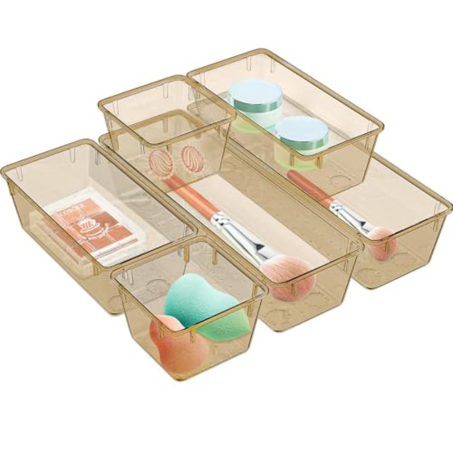 Jewelry & Watches Review - 6 Pack Drawer Organizer Set, Acrylic