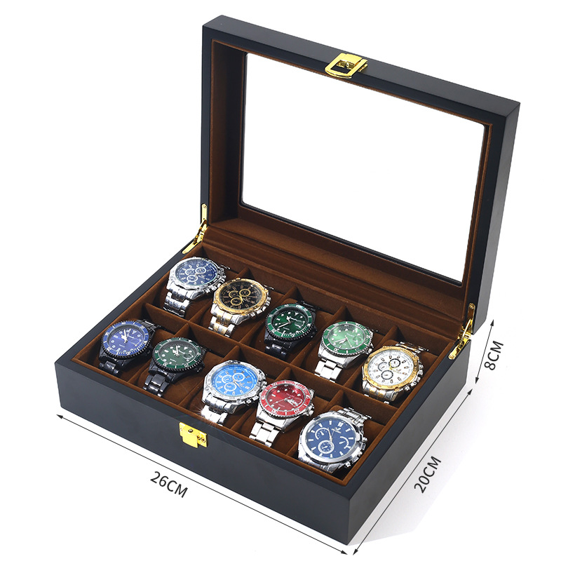 6/10/12 Grids Luxury Handmade  - Jewelry Box That Holds Watches recensione e prezzo