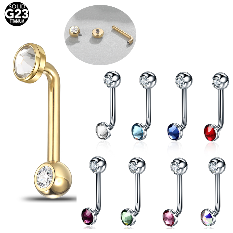1PC Implant Grade Titanium Chr - Christina Jewelry & Watches Marguerite Ørestik Forgyldt Sølv recensione e prezzo
