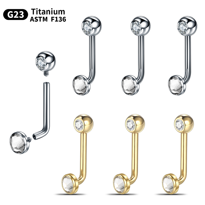 1/10Pcs G23 Titanium Christina - Christina Jewelry & Watches Marguerite Ørestik Forgyldt Sølv recensione e prezzo
