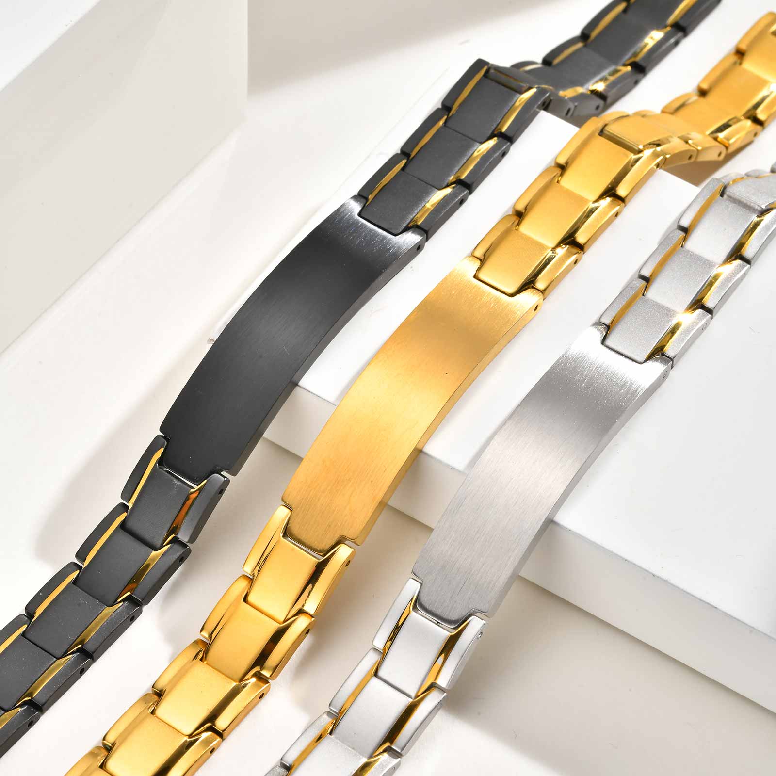 Custom Name Text Engraved Brac - Jewelry Watches Men recensione e prezzo