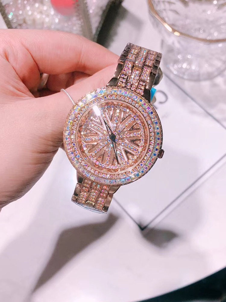 New Women Silver Rose Gold-Pla - Jewelry Watches Silver recensione e prezzo