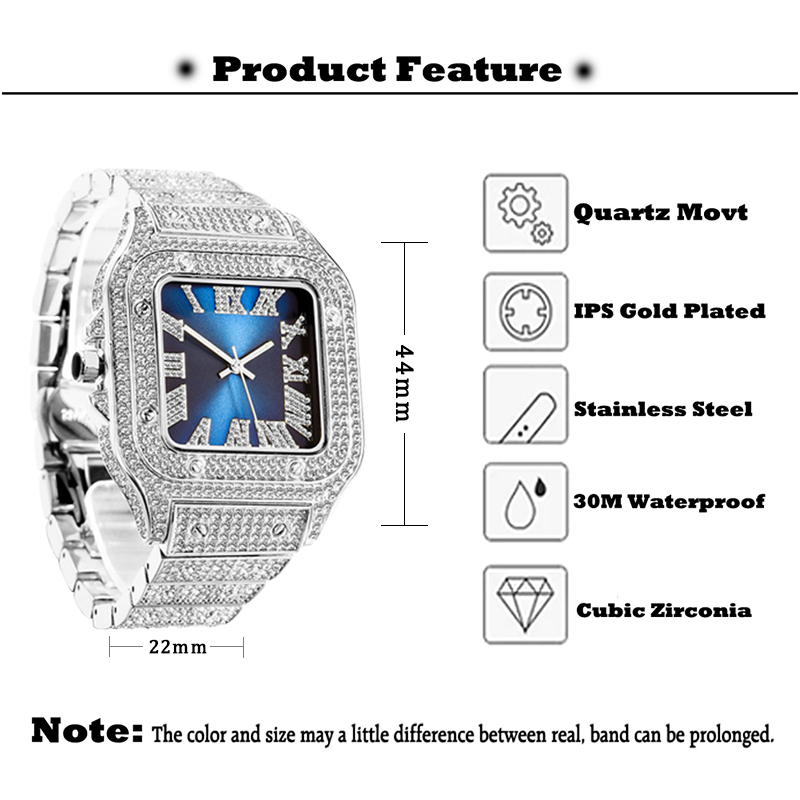 MISSFOX Mens Watches Hip Hop B - Jewelry Watches Brands recensione e prezzo