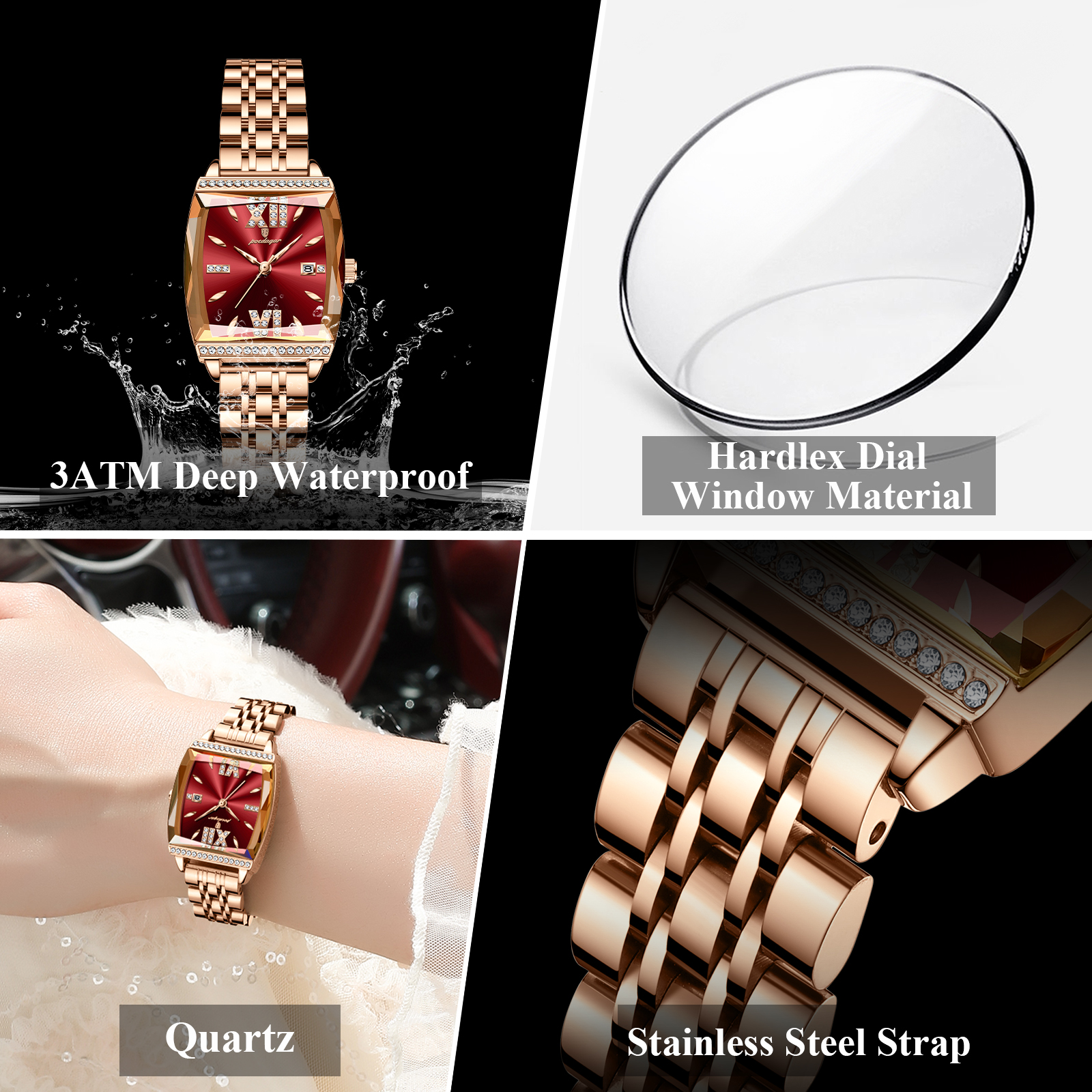POEDAGAR Fashion Watch For Wom - High Jewelry Watches recensione e prezzo