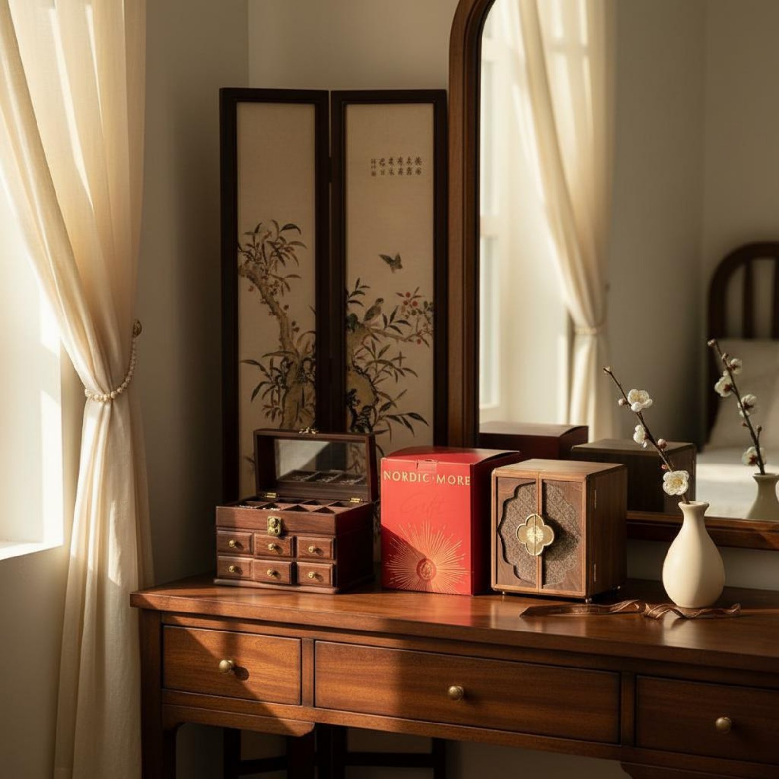 Wooden Jewelry Box New Chinese - Jewelry & Watches Review recensione e prezzo