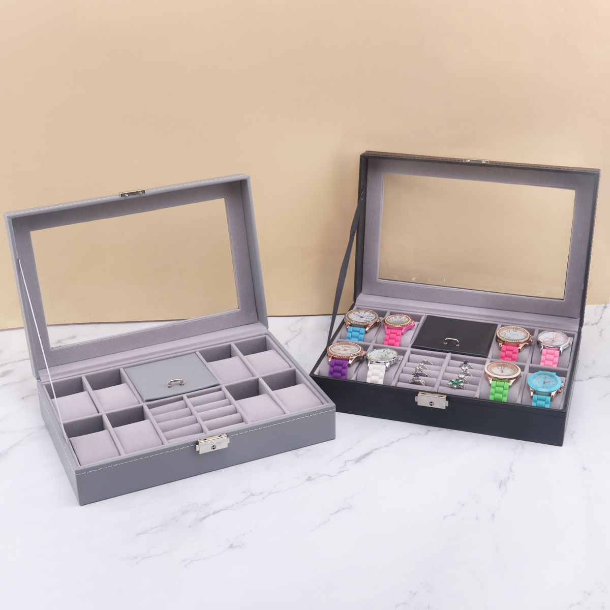 8-grid light luxury watch and  - Jewelry Box That Holds Watches recensione e prezzo