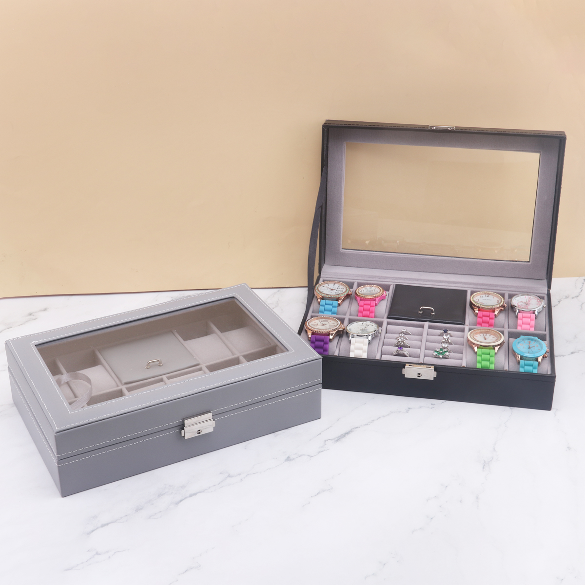 8-grid light luxury watch and  - Jewelry Box That Holds Watches recensione e prezzo