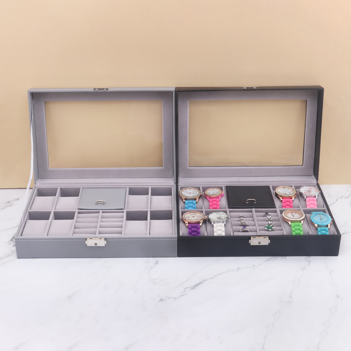 8-grid light luxury watch and  - Jewelry Box That Holds Watches recensione e prezzo