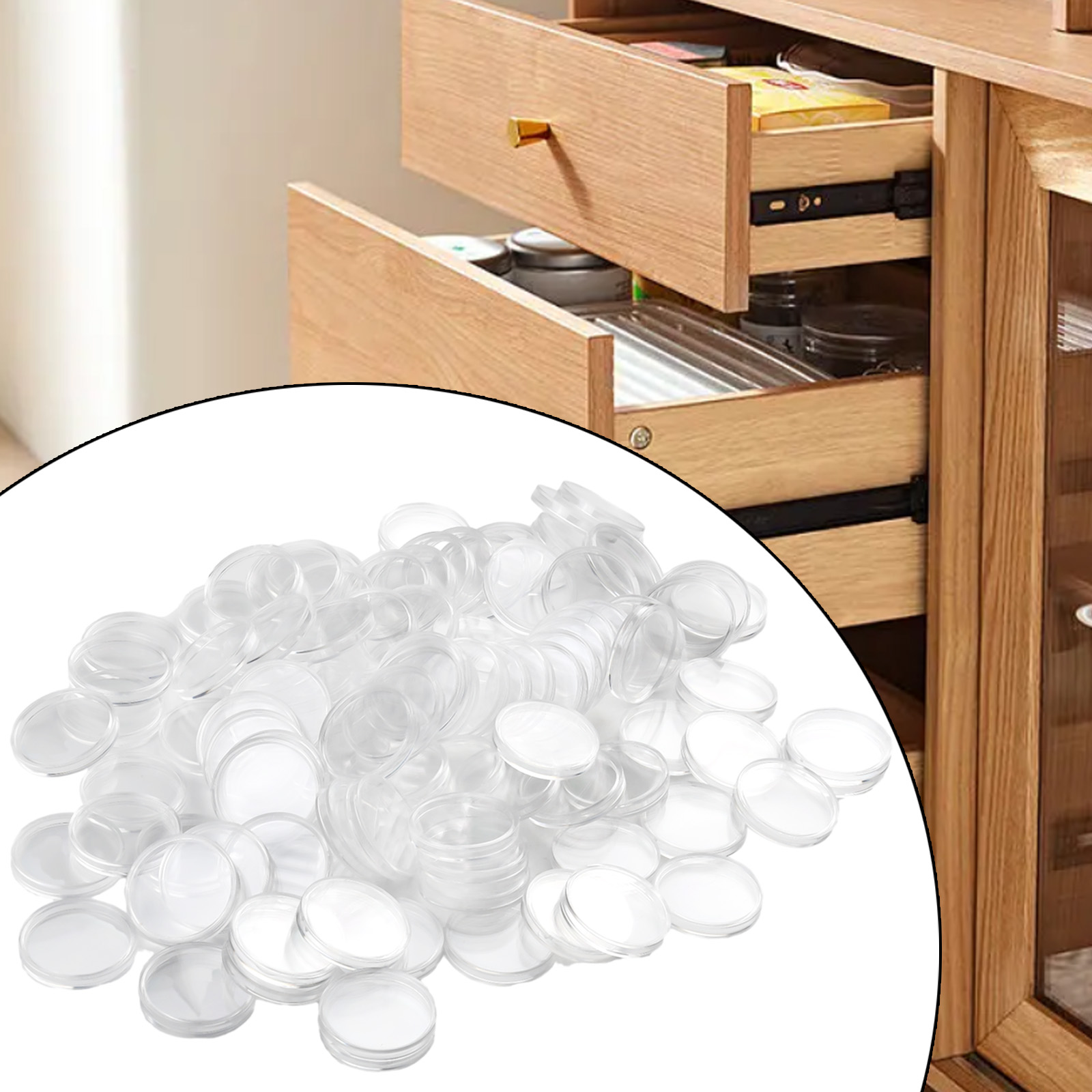100 Clear Plastic Coin Capsule - Collectors Coins Jewelry & Watches Of Smithtown recensione e prezzo