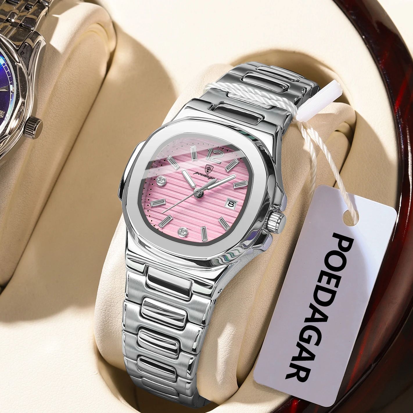 POEDAGAR Square Fashion Woman  - High Jewelry Watches recensione e prezzo