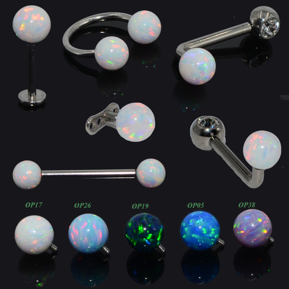 1PC G23 Titanium Opal Ear Trag - Christina Jewelry & Watches Marguerite Ørestik Forgyldt Sølv recensione e prezzo