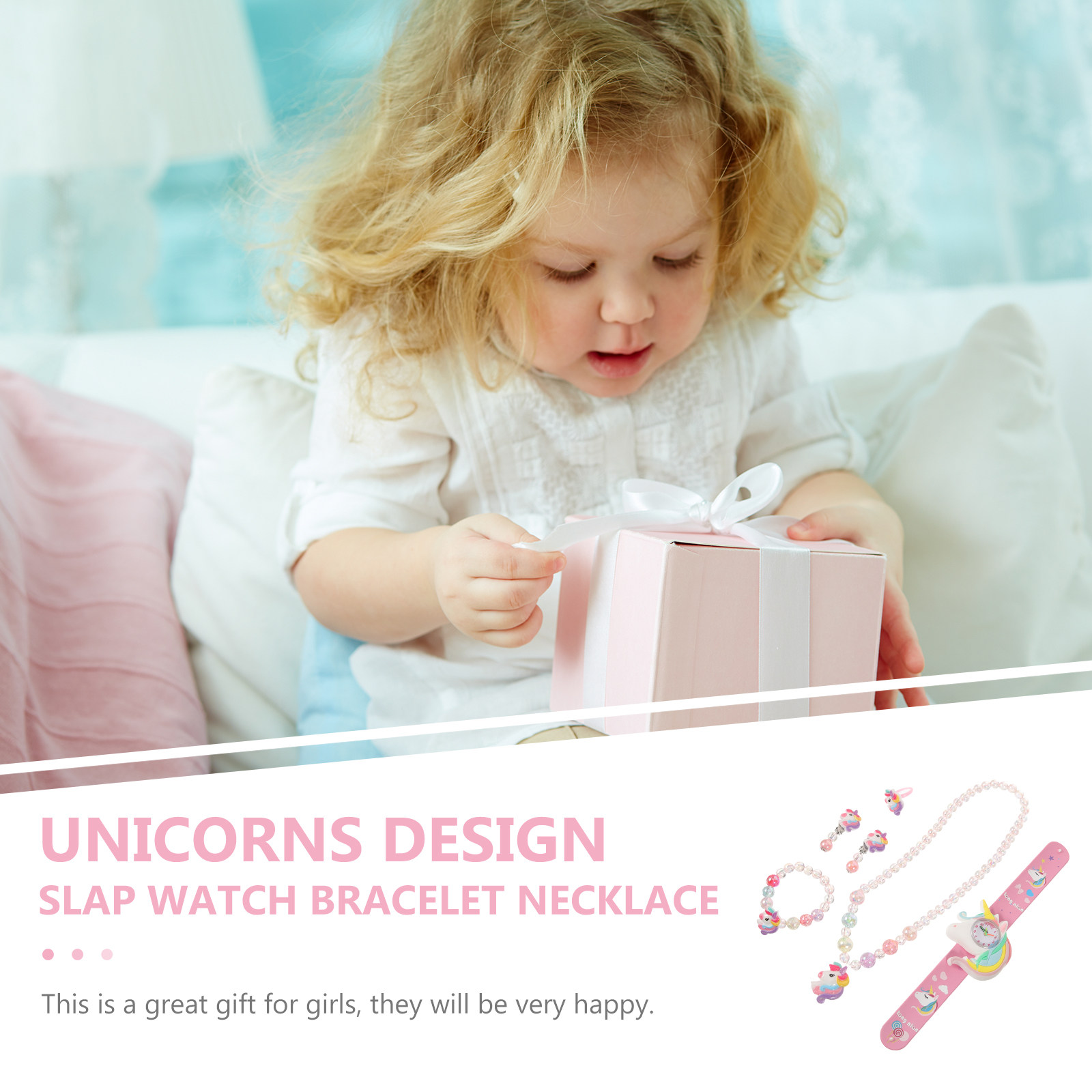 1Set Unicorn Jewelry Set Girls - Jewelry Y Watches recensione e prezzo