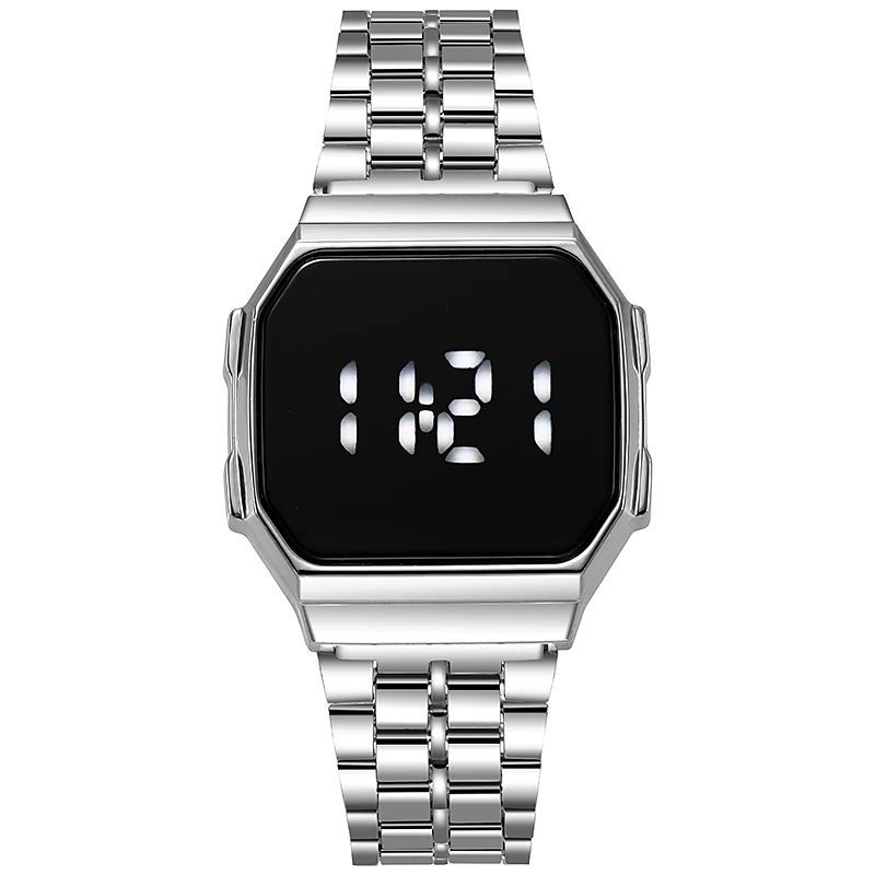 New Digital Display LED Touch  - Jewelry Watches Silver recensione e prezzo