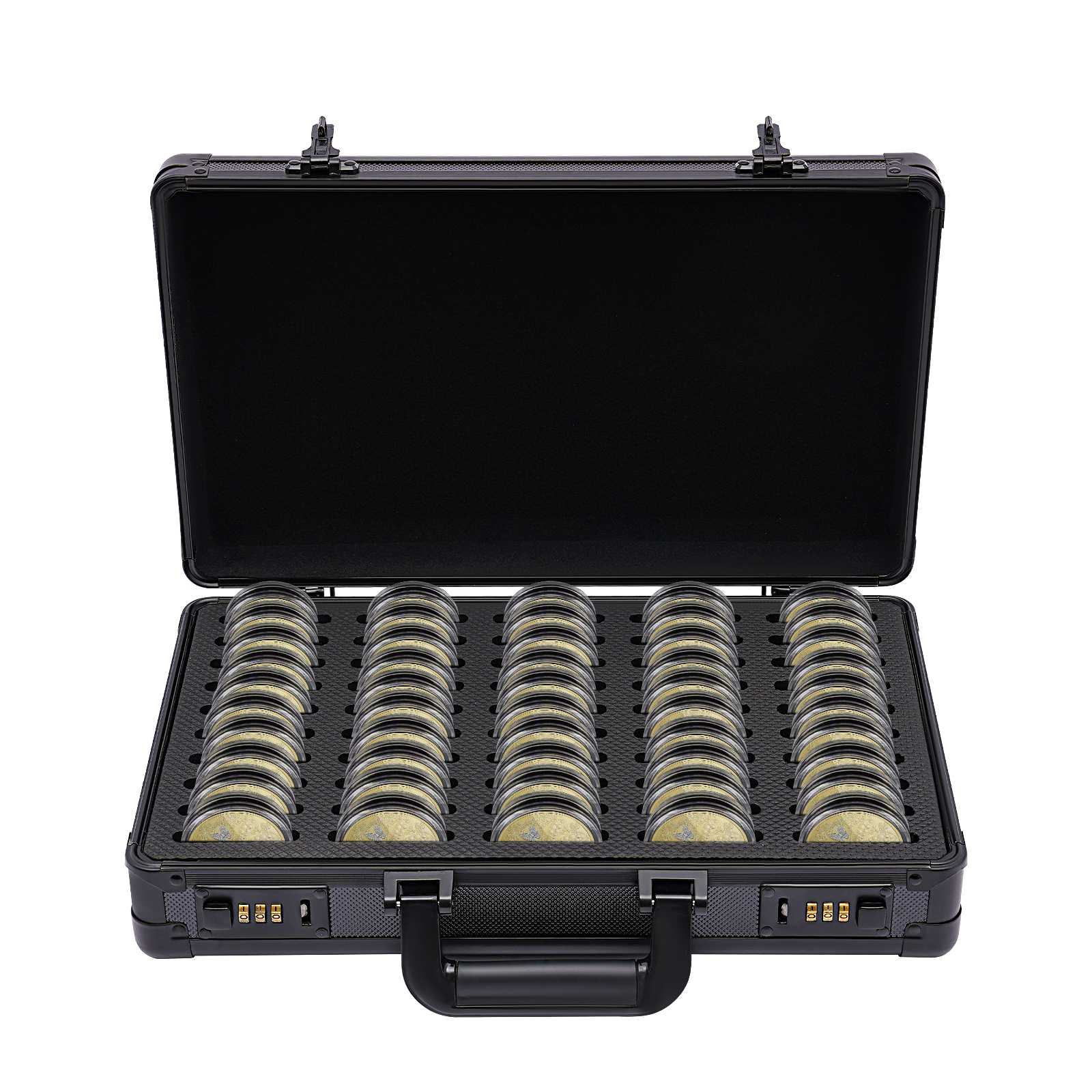 50-Compartment Coin Holder, Pr - Collectors Coins Jewelry & Watches Of Smithtown recensione e prezzo