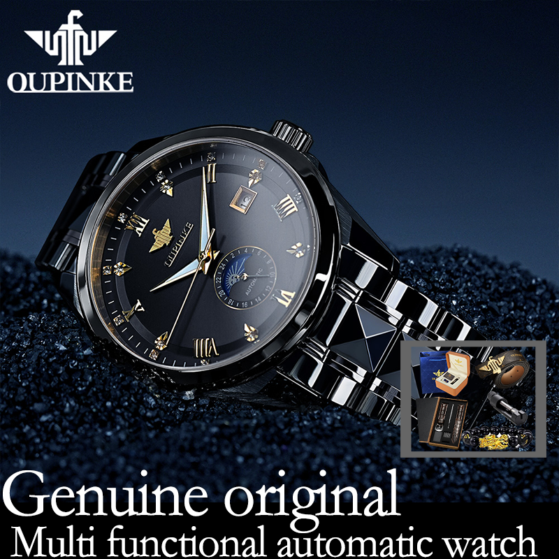 OUPINKE 3265 man watch moon ph - Mens Mechanical Watch recensione e prezzo