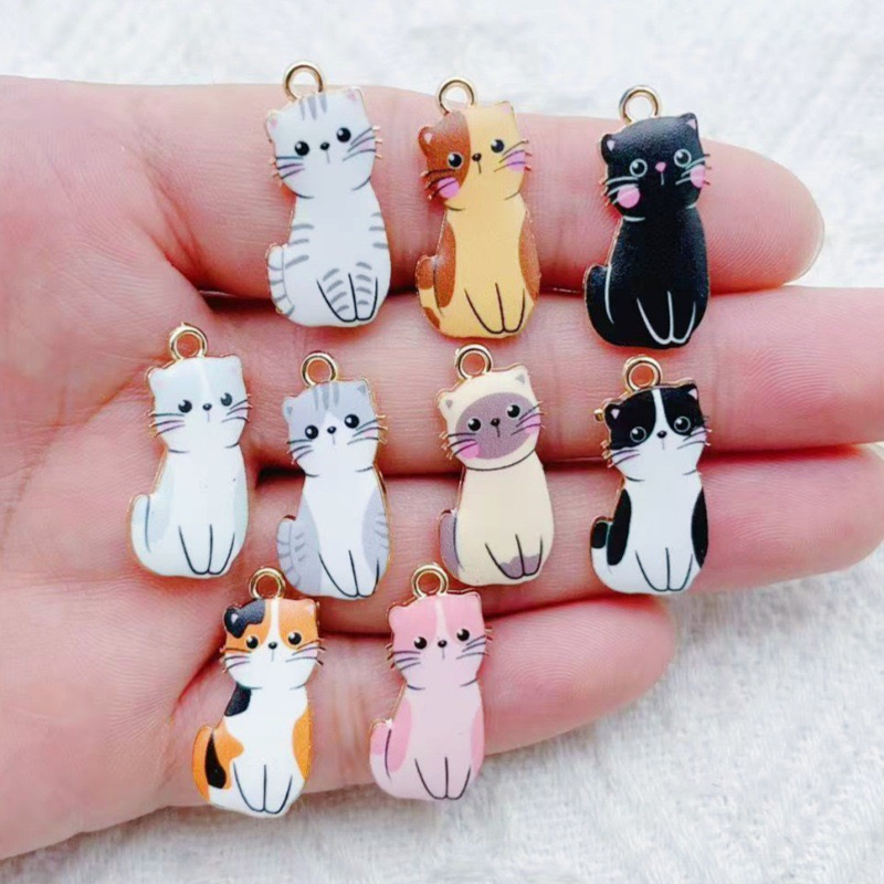 12pcs Cartoon Alloy Drip Oil C - Necklace Pendant recensione e prezzo