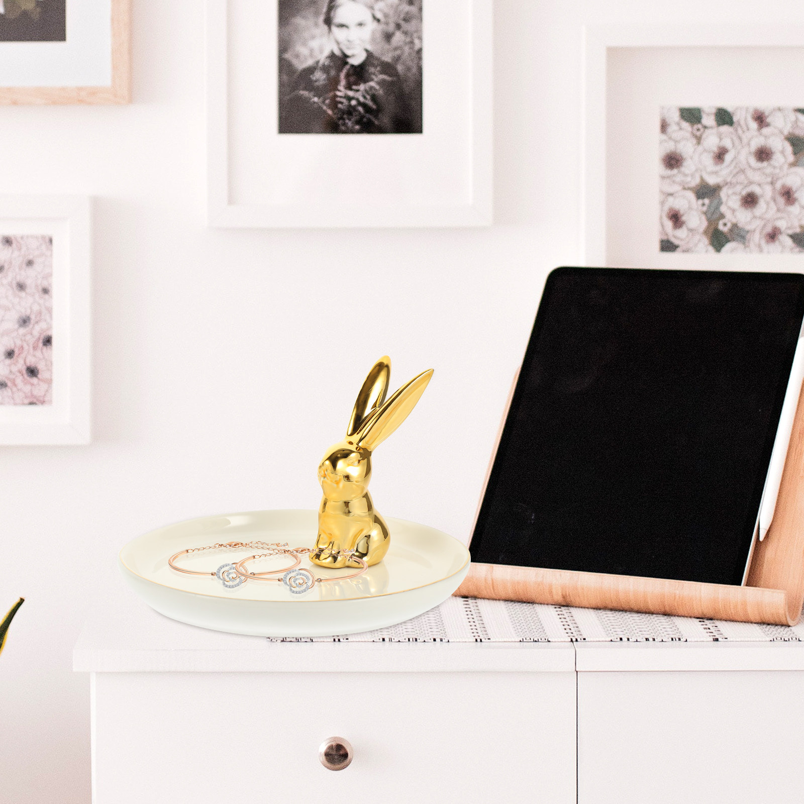 Delicate Rabbit Jewelry Dish F - Fine Jewelry & Watches Photos recensione e prezzo