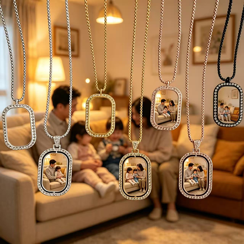 Personalized Custom Rectangula - Necklace Pendant recensione e prezzo