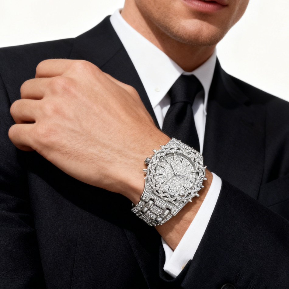PINTIME Hot Fashion Full Diamo - Jewelry Watches Brands recensione e prezzo