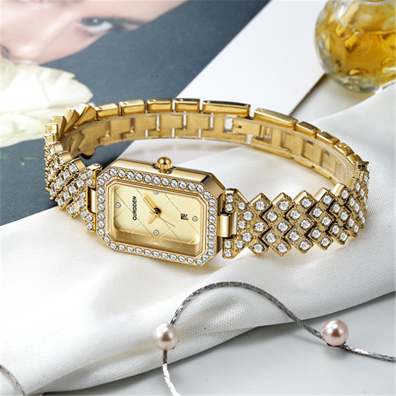 Original CURDDEN Brand Rectang - Jewelry Watches Silver recensione e prezzo