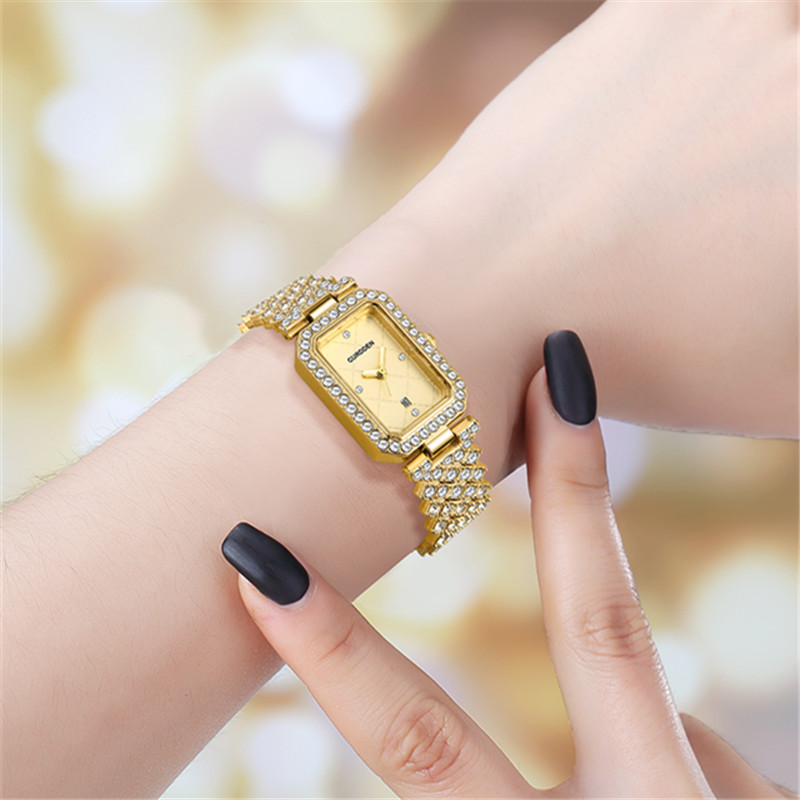 Original CURDDEN Brand Rectang - Jewelry Watches Silver recensione e prezzo