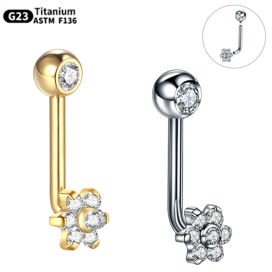 1PC Titanium Christina Piercin - Christina Jewelry & Watches Marguerite Ørestik Forgyldt Sølv recensione e prezzo