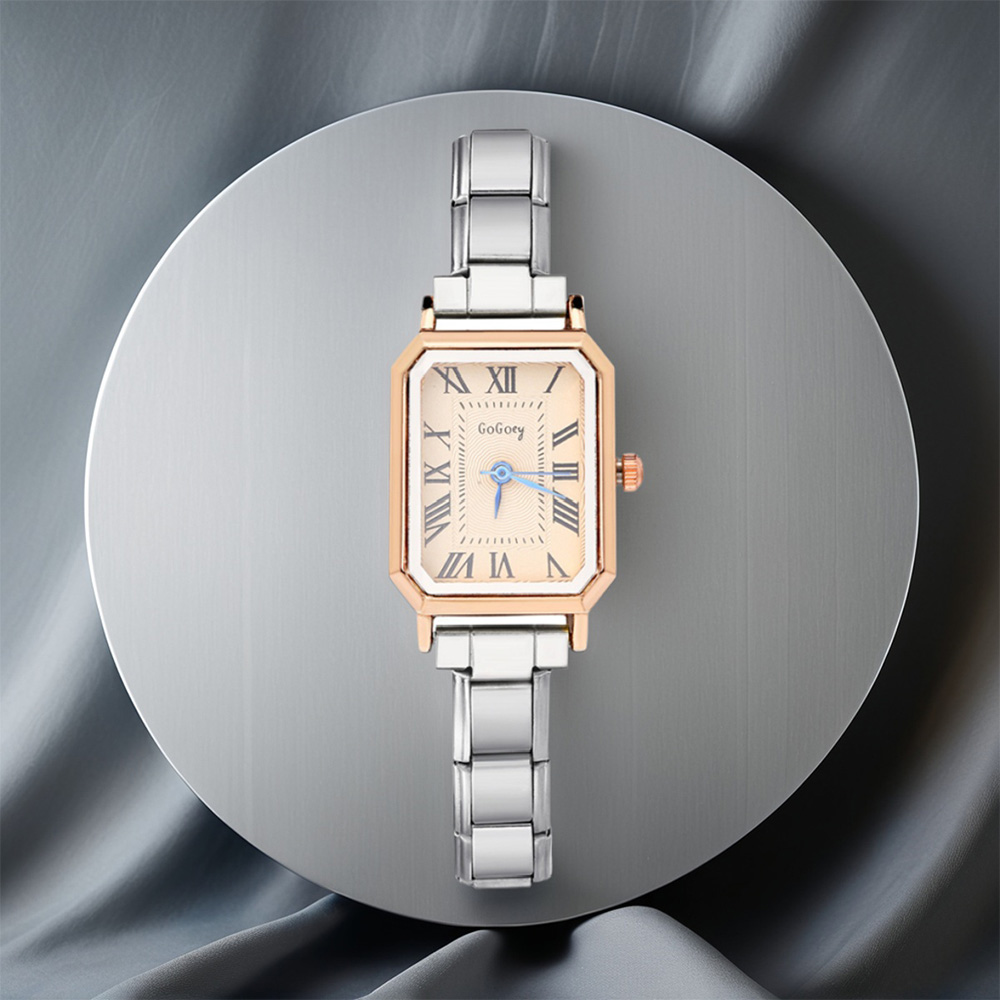 Elegant Women's Rectangle Watc - Jewelry Watches Silver recensione e prezzo