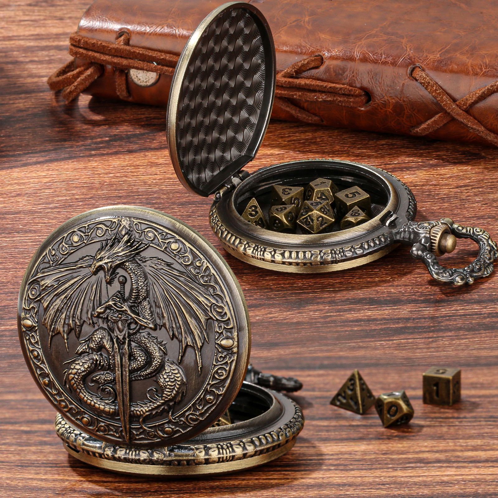 Retro Three Flying Dragon Hold - Jewelry Box That Holds Watches recensione e prezzo