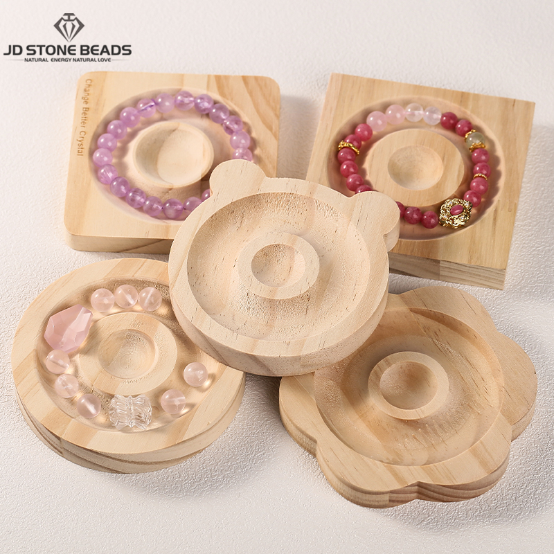 1Pc DIY Natural Wooden Beading - Fine Jewelry & Watches Photos recensione e prezzo