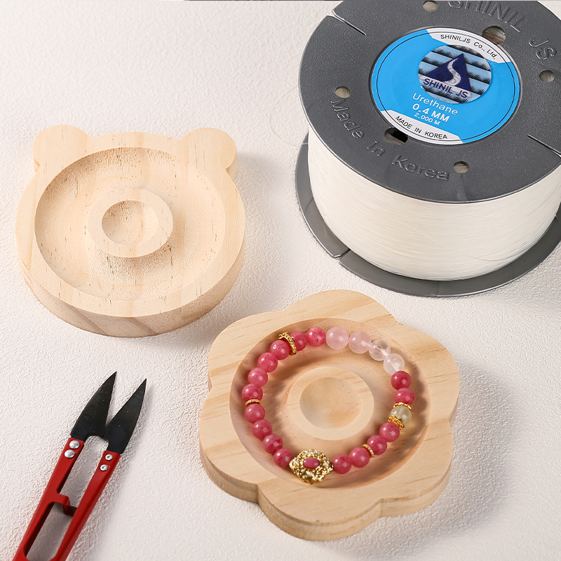 1Pc DIY Natural Wooden Beading - Fine Jewelry & Watches Photos recensione e prezzo