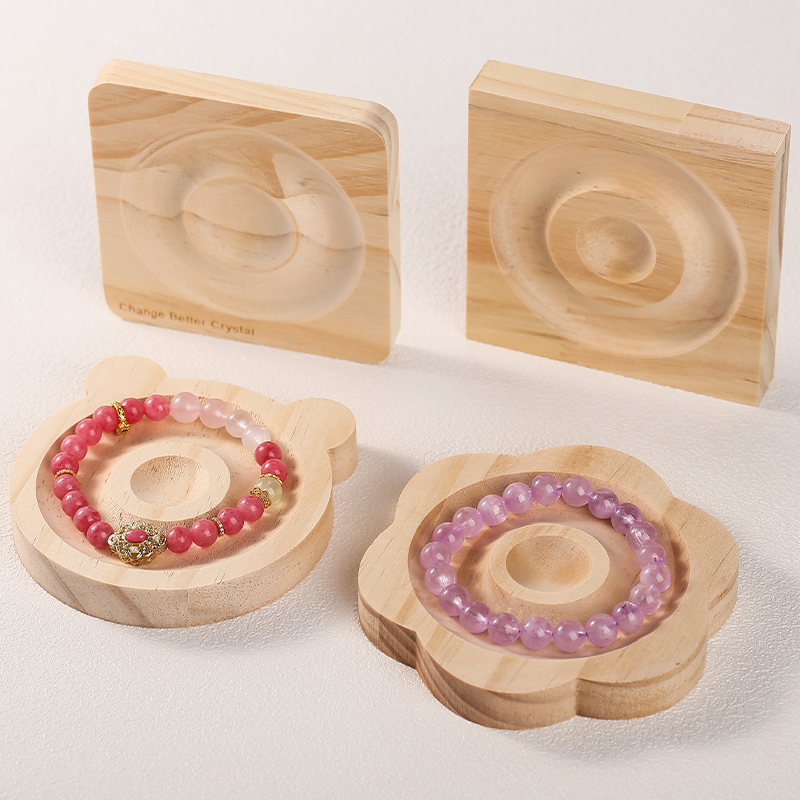 1Pc DIY Natural Wooden Beading - Fine Jewelry & Watches Photos recensione e prezzo