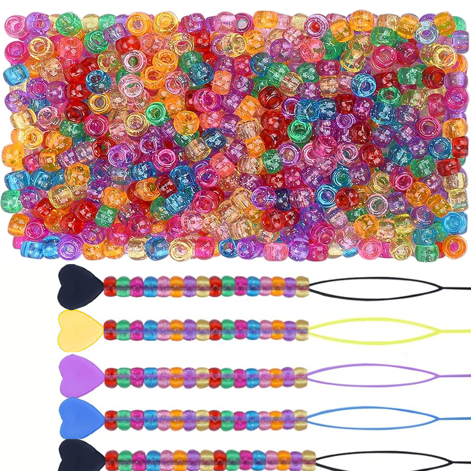 500PCS 9 × 6mm glitter small h - Fine Jewelry & Watches Photos recensione e prezzo