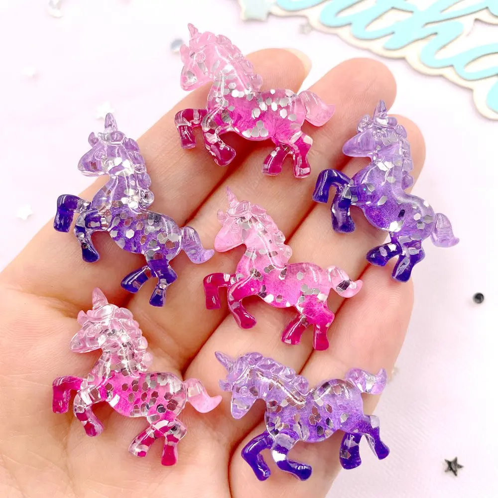 6PCS Colorful Resin Glitter 3D - Paradise Jewelry & Watches Llc Miami recensione e prezzo