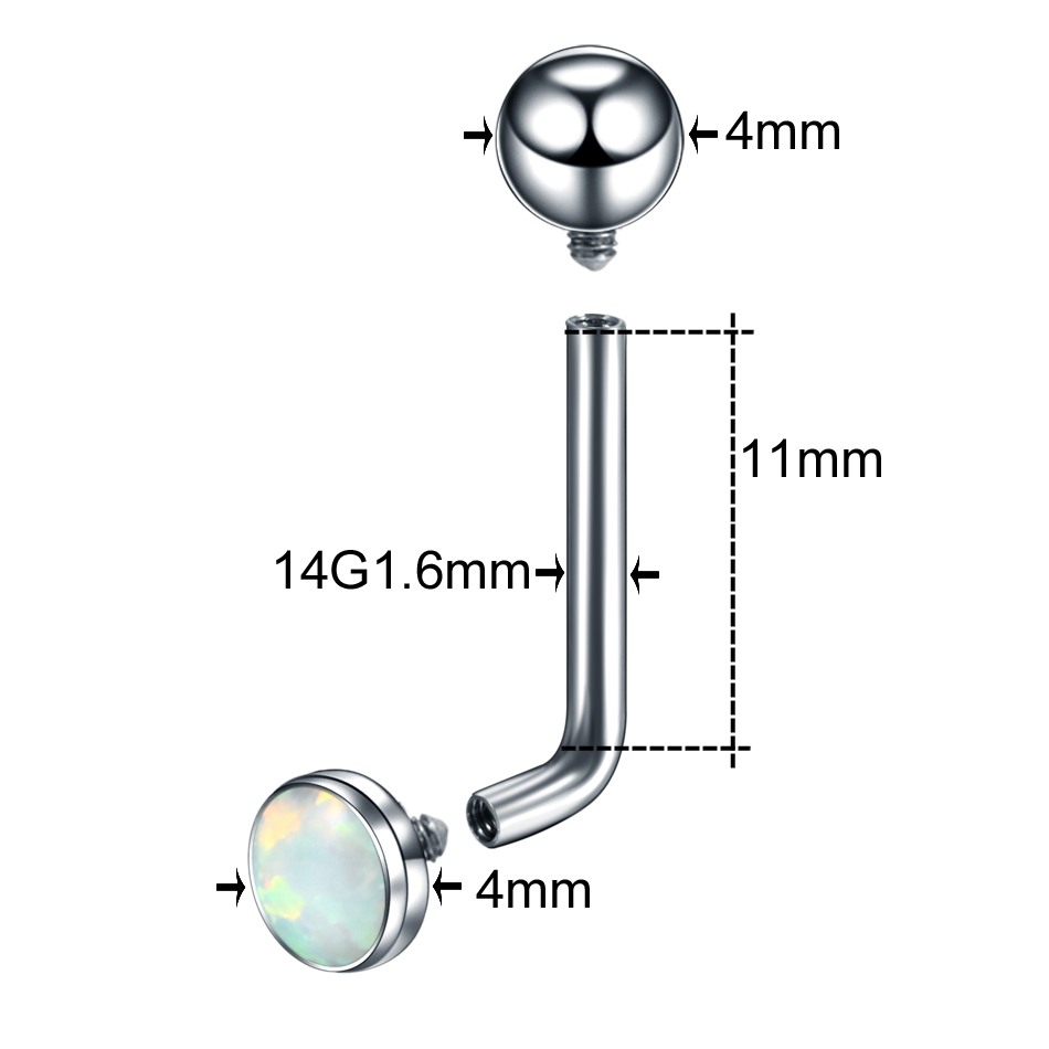 1PC ASTM F136 Titanium Christi - Christina Jewelry & Watches Marguerite Ørestik Forgyldt Sølv recensione e prezzo