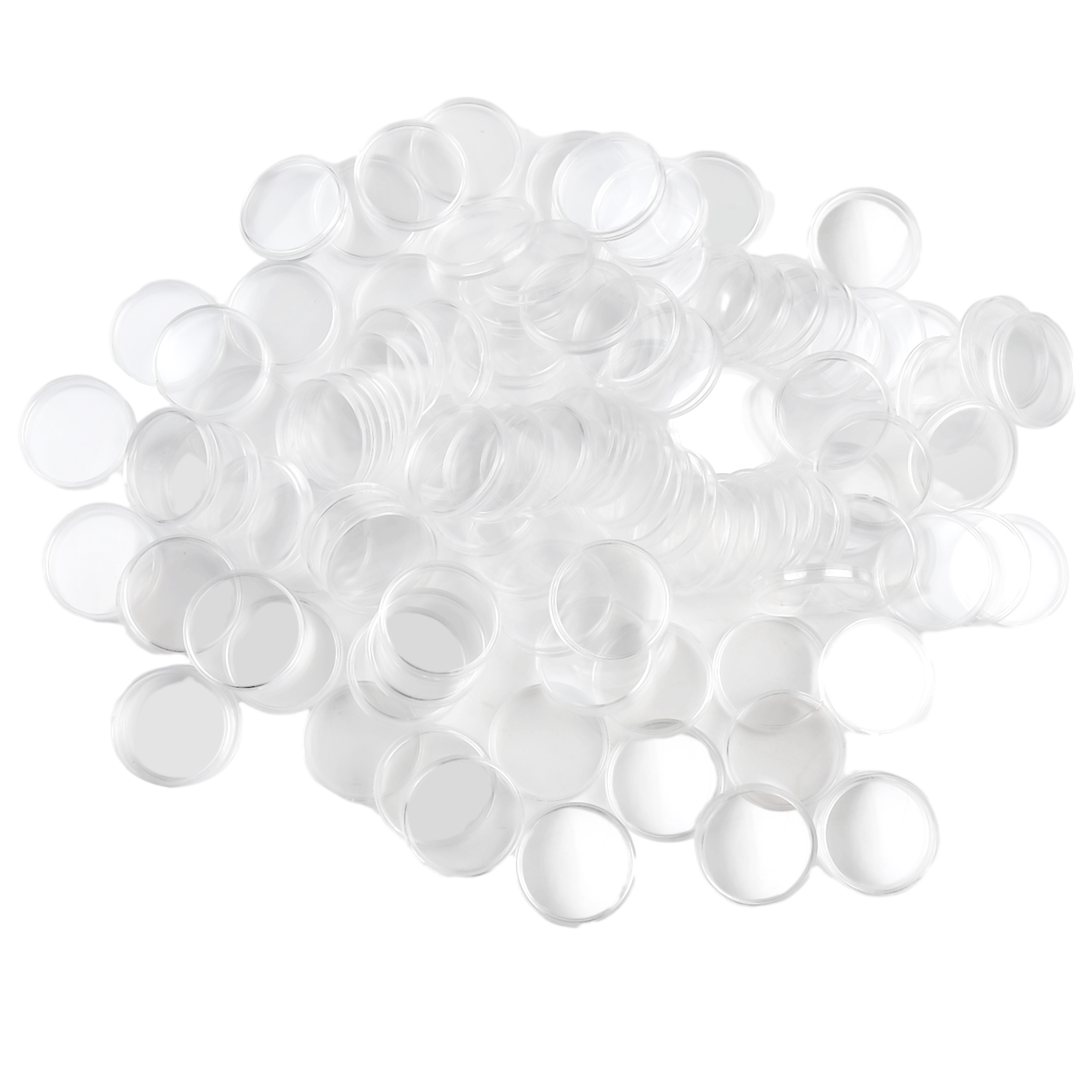 100 Clear Plastic Coin Capsule - Collectors Coins Jewelry & Watches Of Smithtown recensione e prezzo