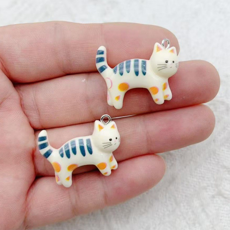 10pcs resin cartoon cat animal - Jewelry & Watches Review recensione e prezzo