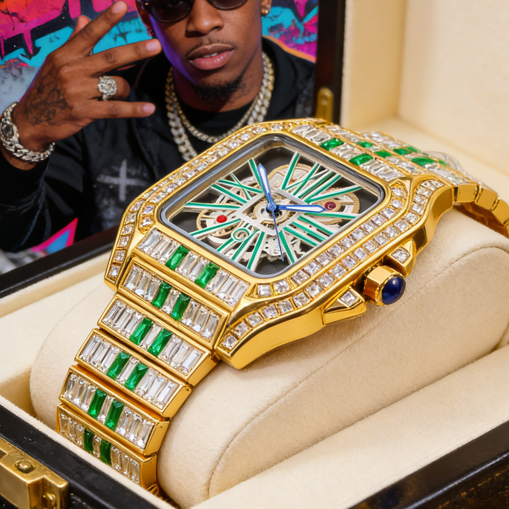 Hollow Luxury Bling Quartz Wri - Jewelry Watches Brands recensione e prezzo