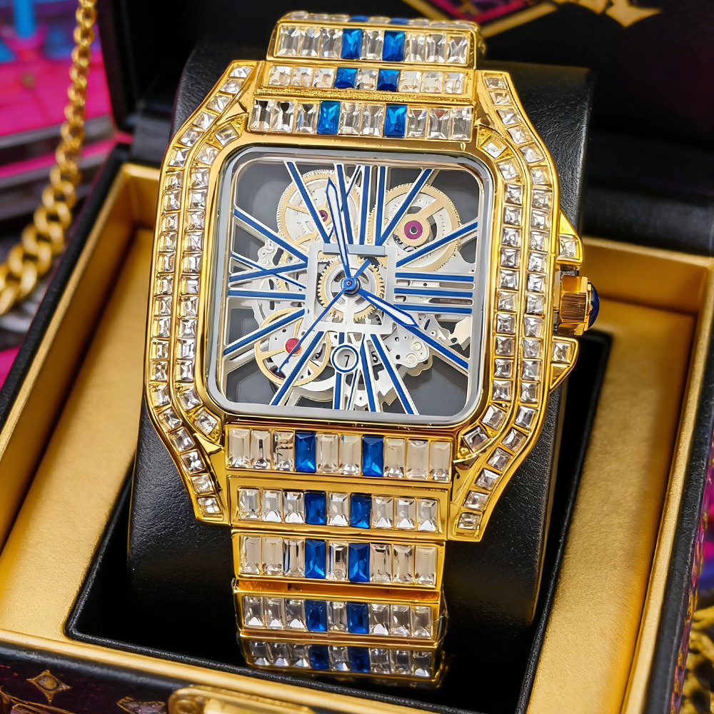 Hollow Luxury Bling Quartz Wri - Jewelry Watches Brands recensione e prezzo