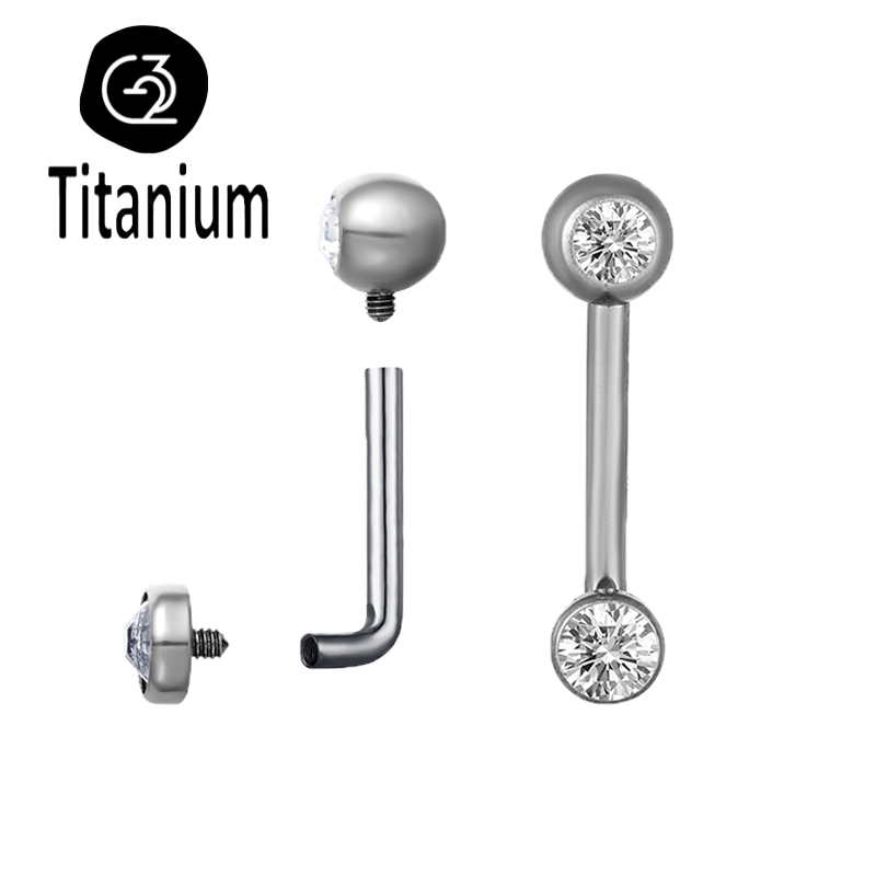 ASTM F136 Titanium Piercing Ch - Christina Jewelry & Watches Marguerite Ørestik Forgyldt Sølv recensione e prezzo