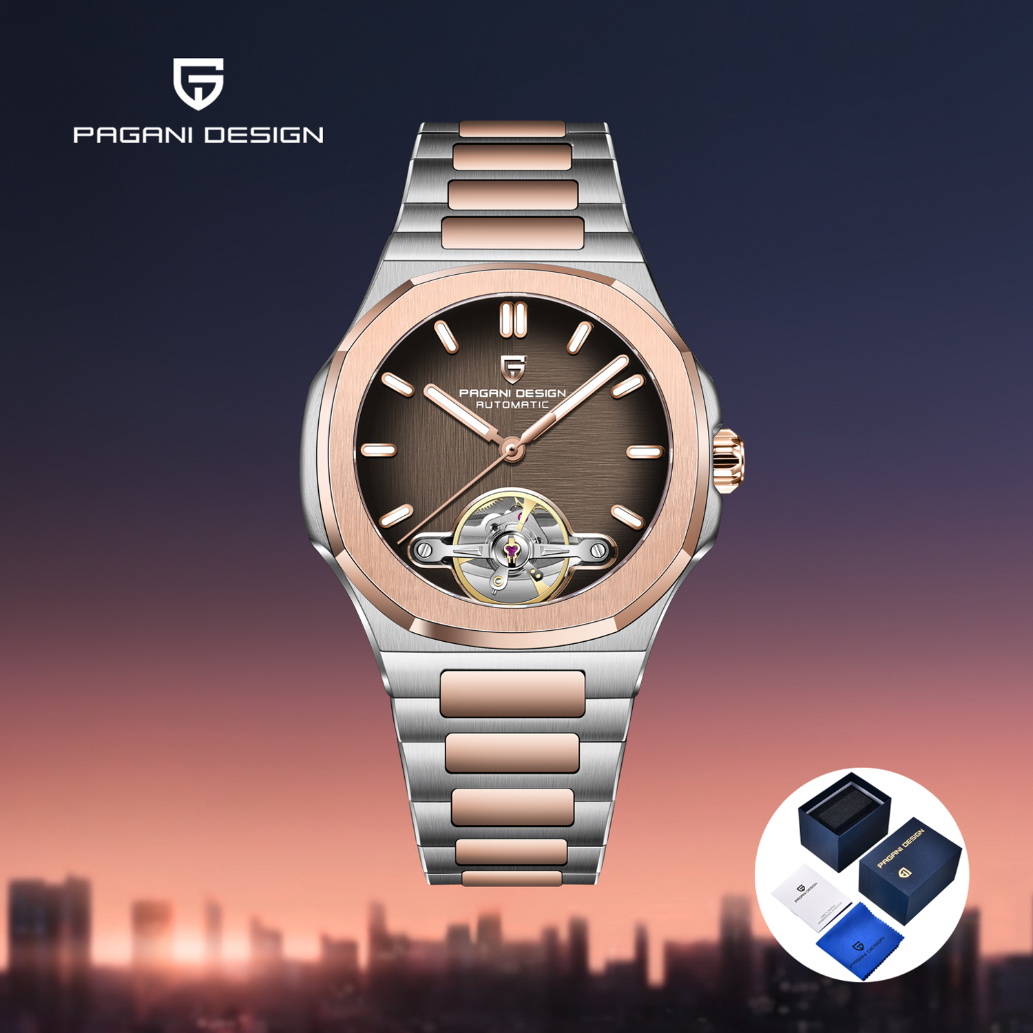 PAGANI DESIGN Tourbillon Men's - Mens Mechanical Watch recensione e prezzo