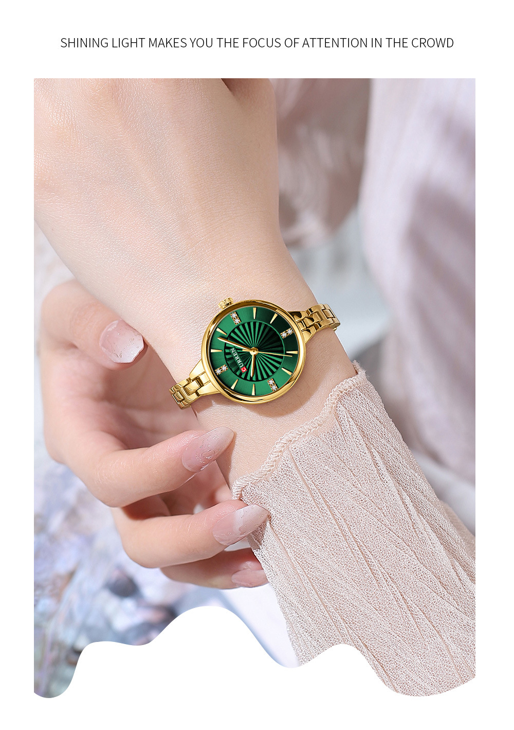 CURREN 9097 Top Brand Women's  - Jewelry Watches Silver recensione e prezzo