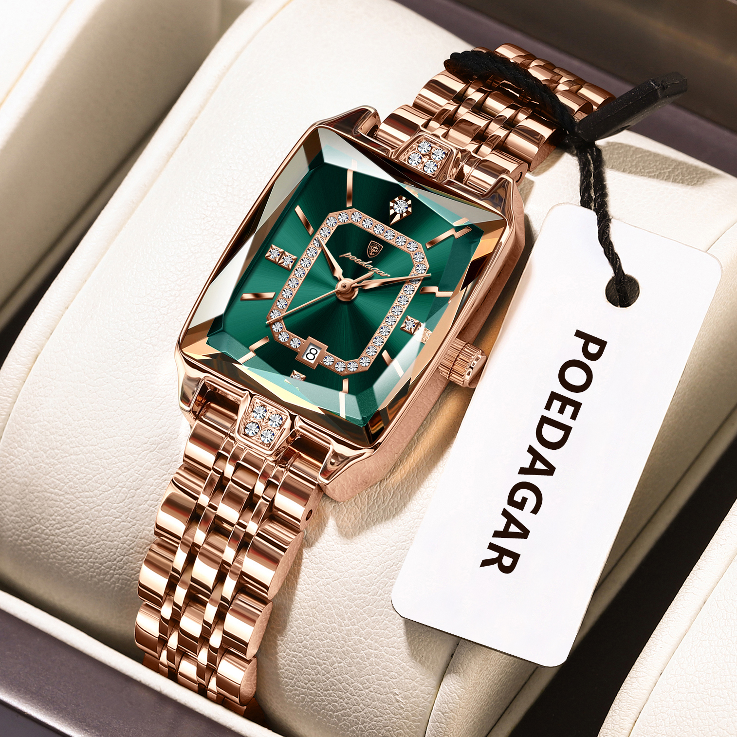 POEDAGAR Luxury Woman Watch Wa - High Jewelry Watches recensione e prezzo
