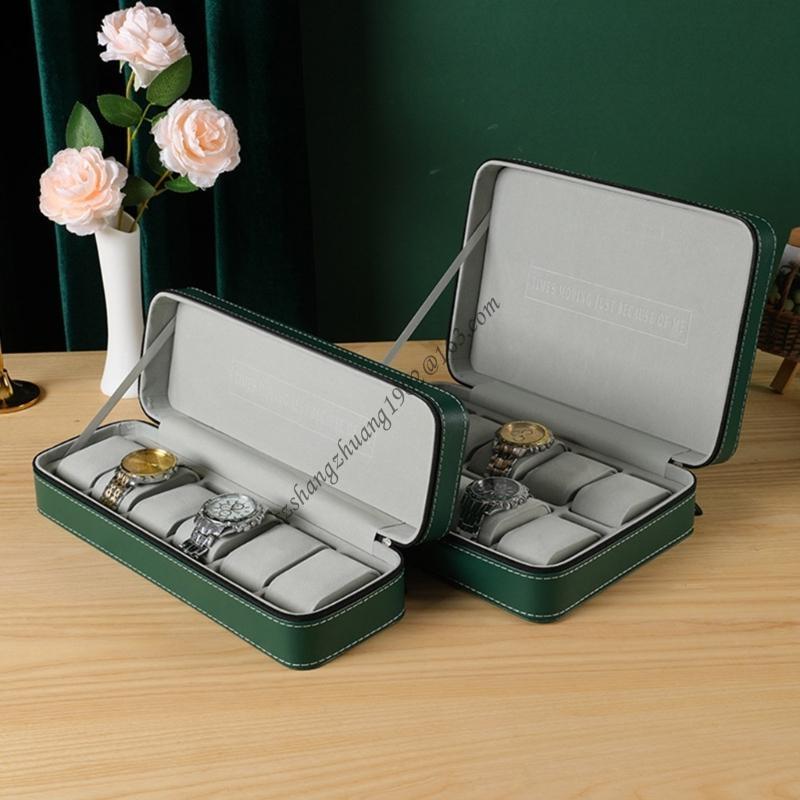 Q6RB Watch Travel Box with Zip - Jewelry Box That Holds Watches recensione e prezzo